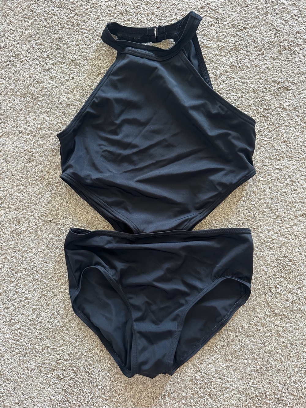 Black High-Neck leotard